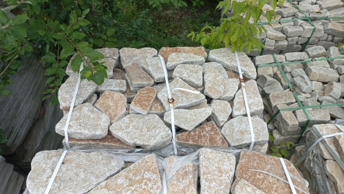 Гранитный плитняк галтованный для парковки купить в Йошкар-Оле