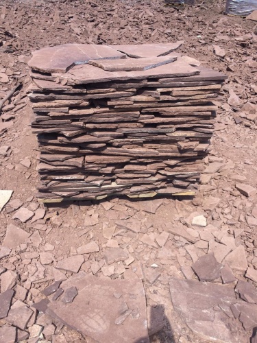 Плитняк лемезит бордовый для цоколя 1,5-2 см купить в Йошкар-Оле