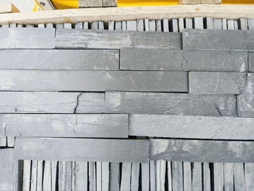 Плитка чёрная из натурального камня фасадная 30 см * 5 см, толщина 7 мм -30 мм купить в Йошкар-Оле