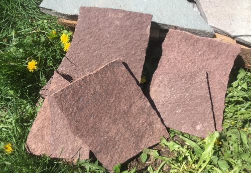 Плитняк лемезит бордовый для цоколя 1,5-2 см купить в Йошкар-Оле