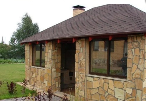 Плитняк златолит жёлтый для фасада 1,5-3 см купить в Йошкар-Оле