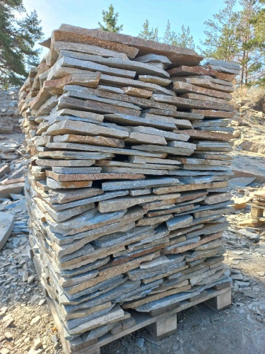 Плитняк златолит серебристый для фасада купить в Йошкар-Оле