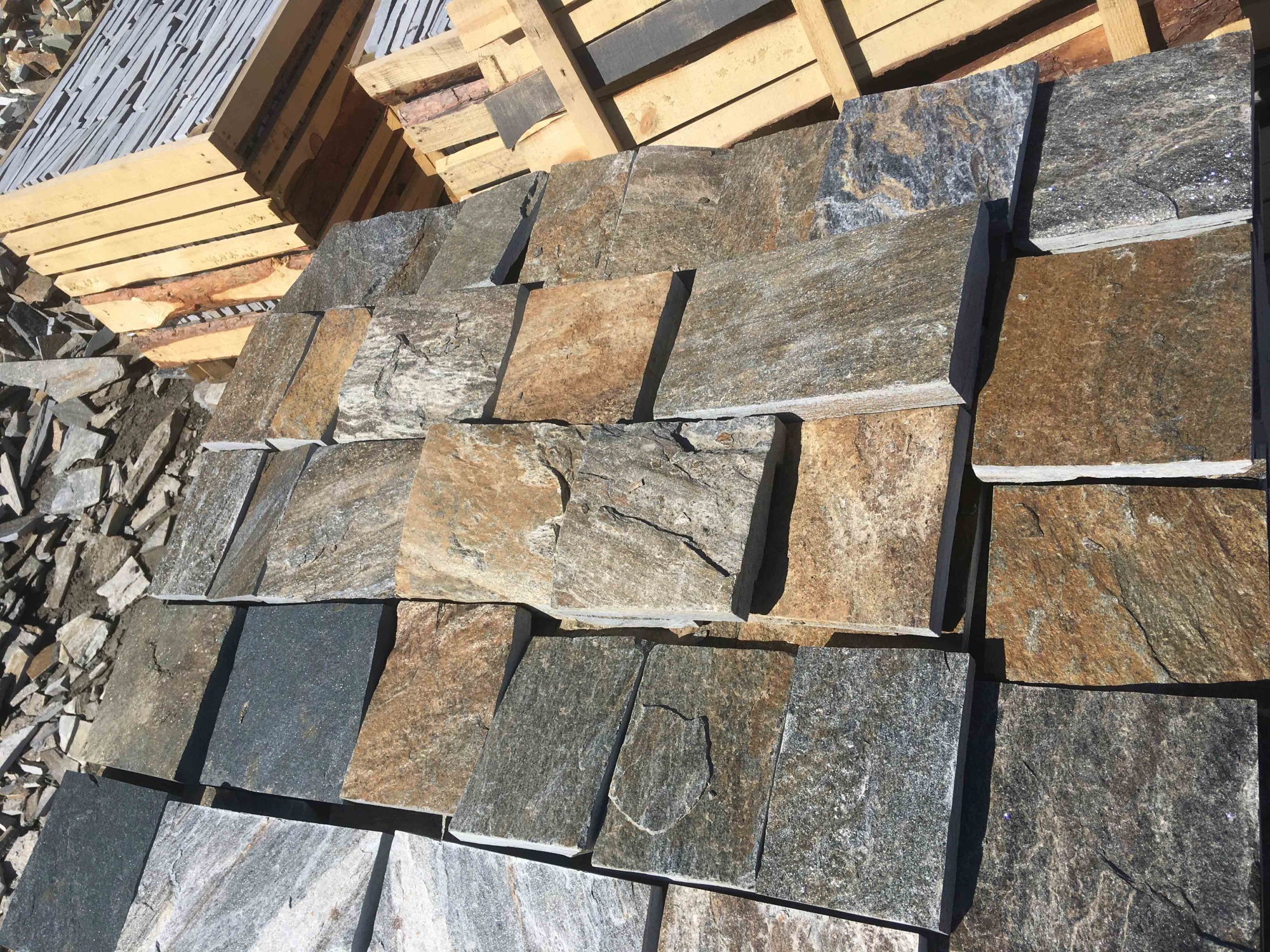 Плитка пилёная златолит Уральский для фасада купить в Йошкар-Оле