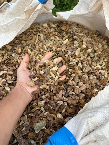 Златолит персиковый декоративная каменная крошка купить в Йошкар-Оле