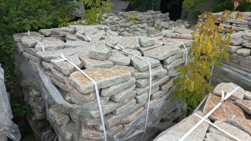 Гранитный плитняк галтованный для парковки купить в Йошкар-Оле