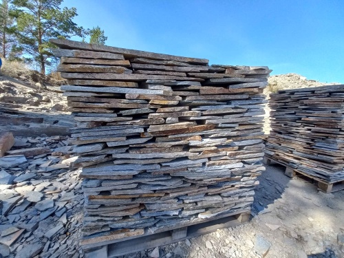 Плитняк златолит серебристый для фасада купить в Йошкар-Оле