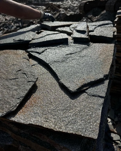 Плитняк златолит серебристый для фасада купить в Йошкар-Оле