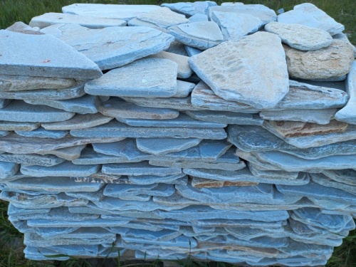 Плитняк златолит зелёный галтованный для цоколя купить в Йошкар-Оле